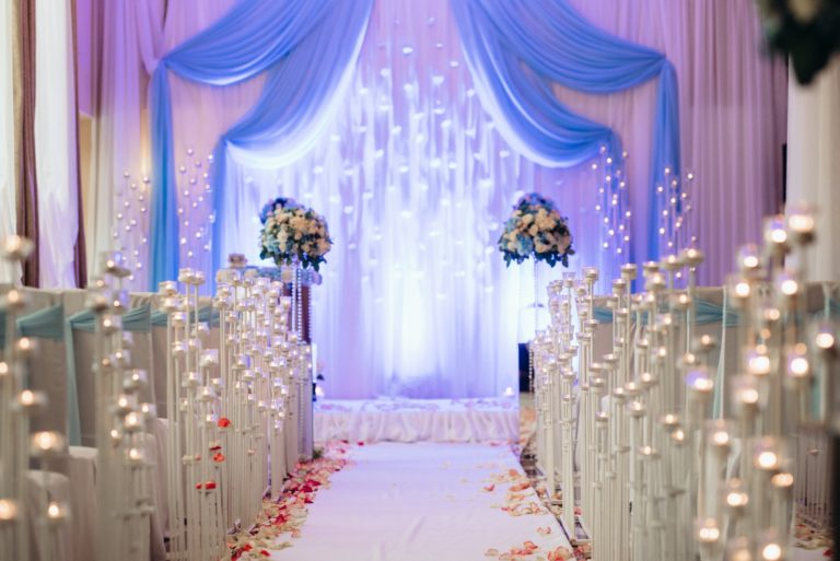 wedding ceremony area